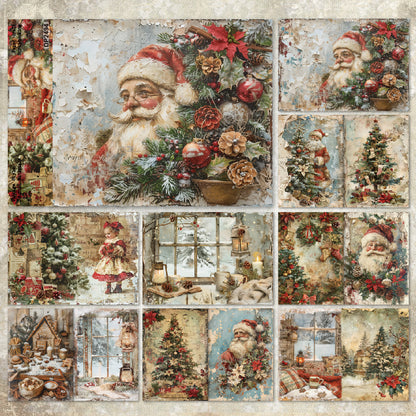 A5 Christmas Craft Journal Scrapbook Paper