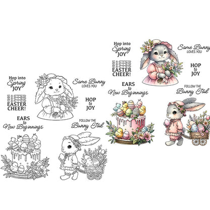 Easter Theme Clear Stamps