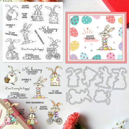 Easter Bunny Dies & Stamps Set