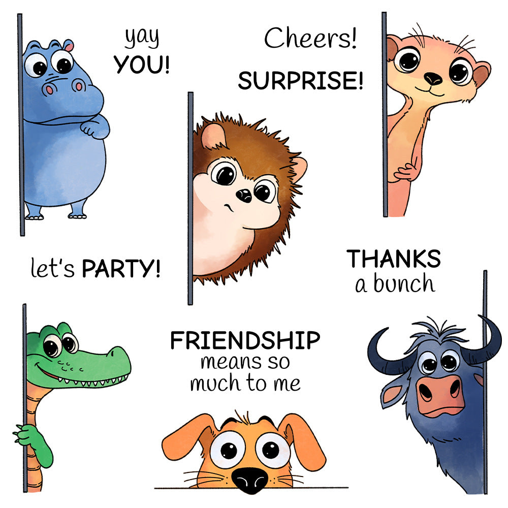 Probe Animals Dies & Stamps Set