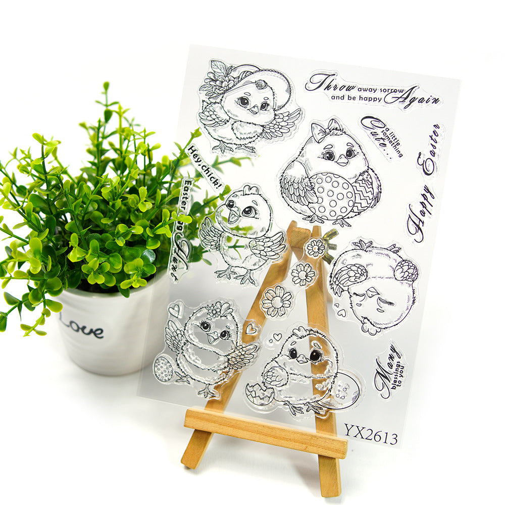 Easter Theme Dies & Stamps Set