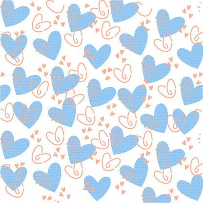 2 PCS Heart Pattern DIY Painting Hollow Stencil