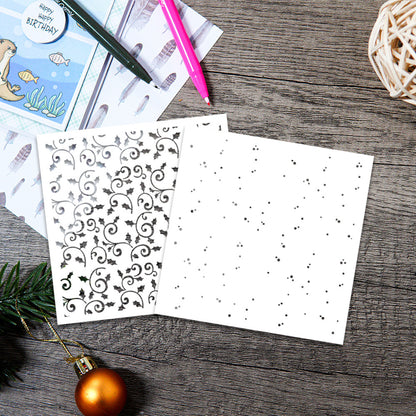 2 PCS Creative Patterns DIY Painting Hollow Stencil