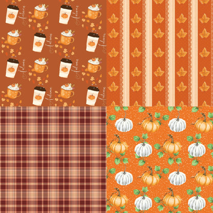24PCS 6" Gourd Scrapbook Paper & Cardstock