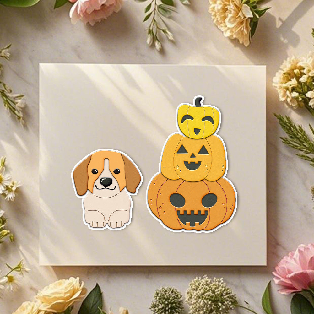 Pumpkin Puppy Metal Cutting Dies