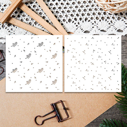 2 PCS Creative Patterns DIY Painting Hollow Stencil