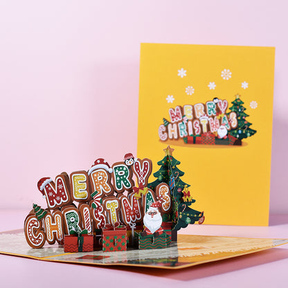 3D Creative Christmas Series Pop-Up Greeting Card