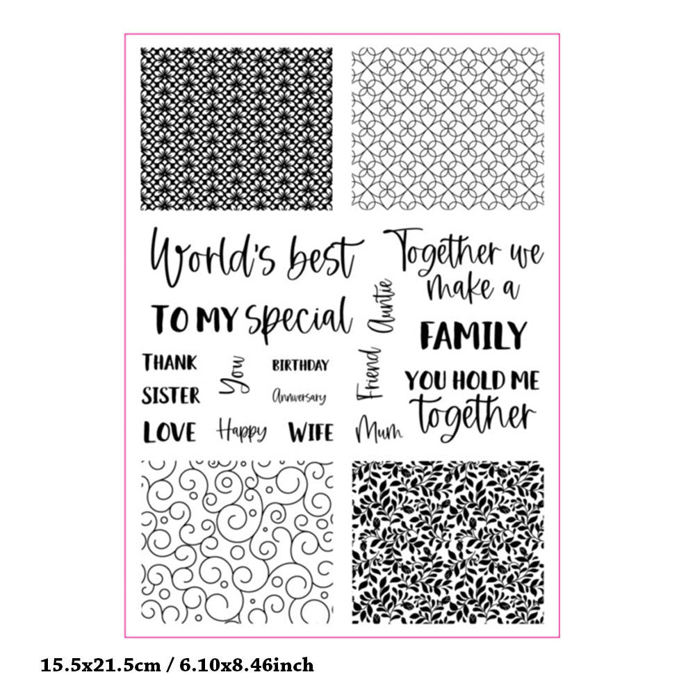 DIY Scrapbook Clear Stamps