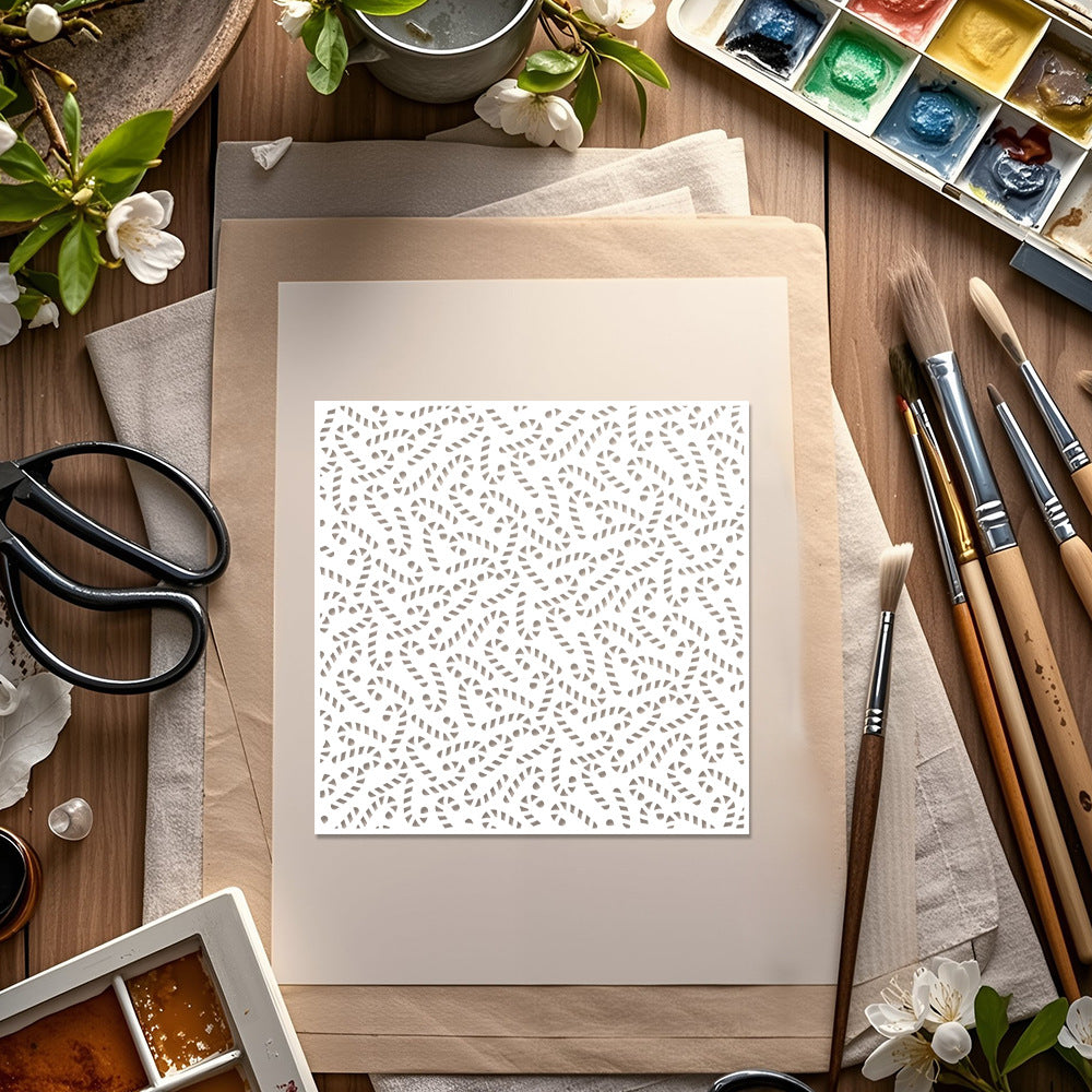 Christmas Pattern DIY Painting Hollow Stencil