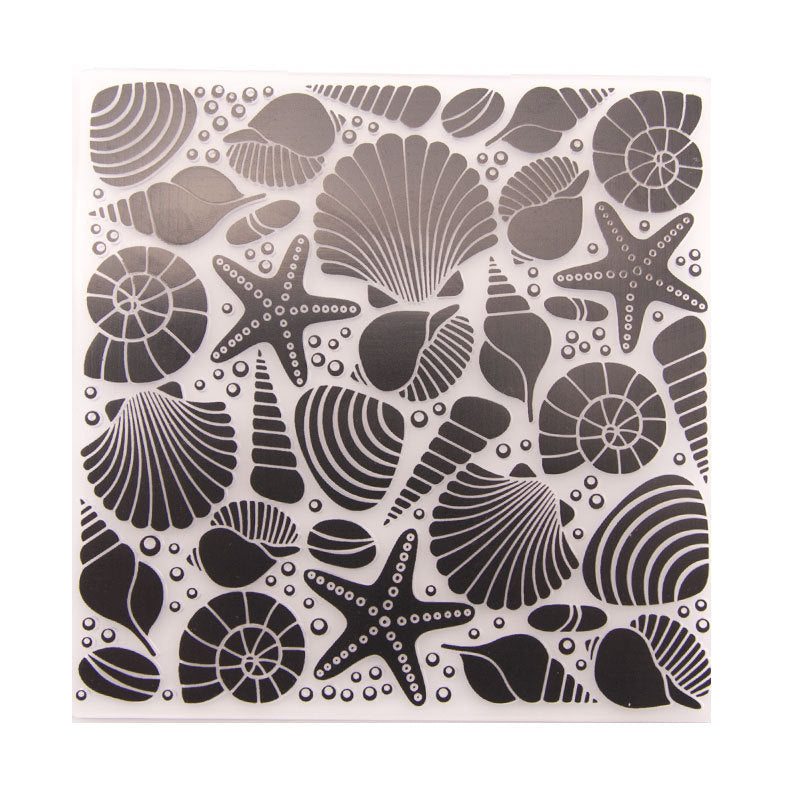 Marine Life Plastic Embossing Folder