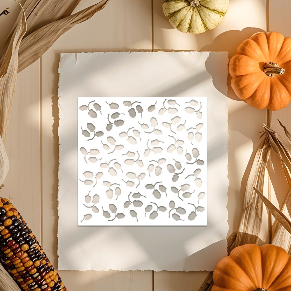 Nut Pattern DIY Painting Hollow Stencil