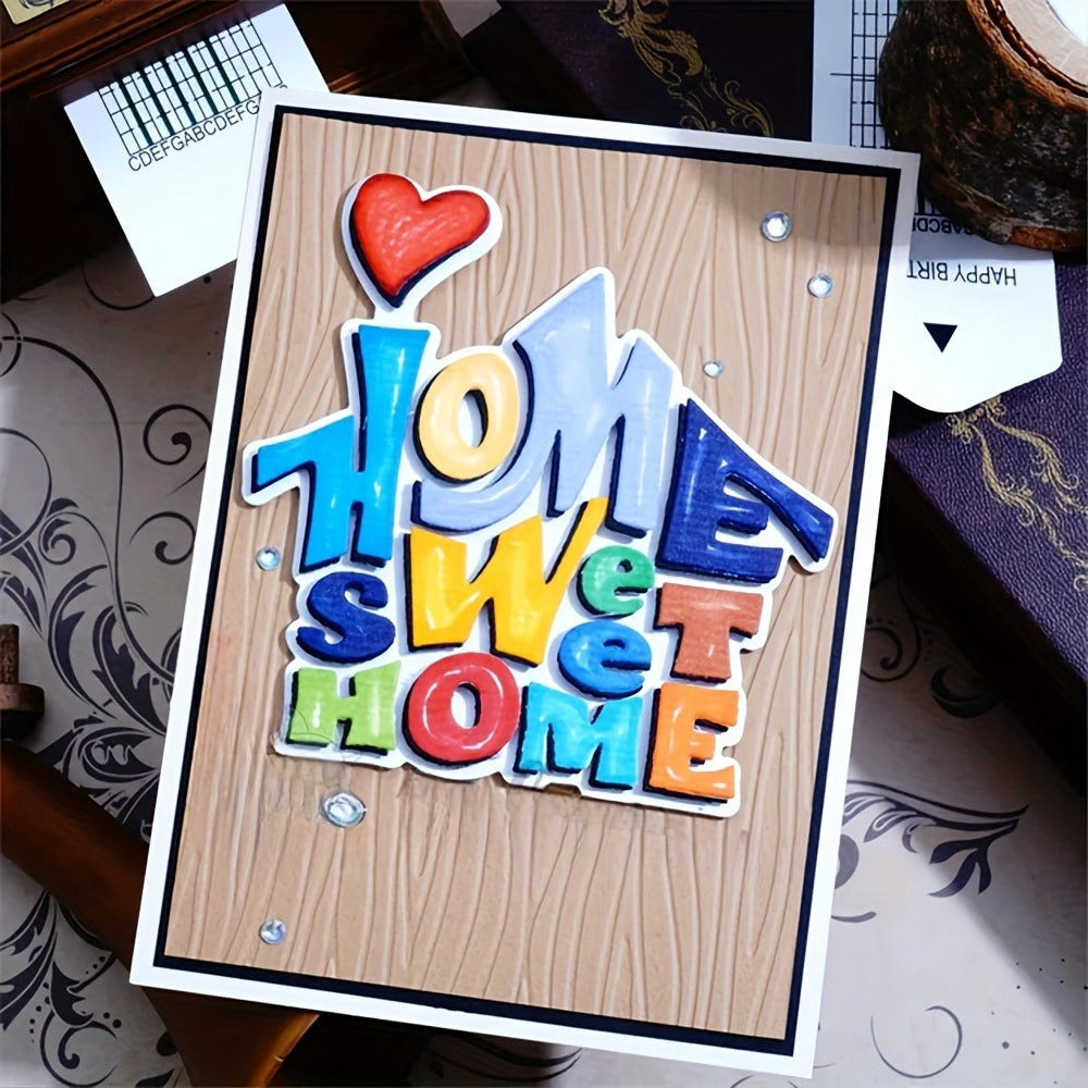 Alphabet House Metal Cutting Dies