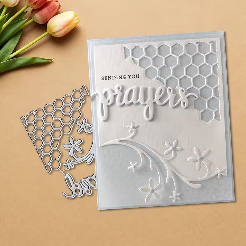 Honeycomb Floral Metal Cutting Dies