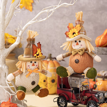 Thanksgiving Scarecrow Doll Pendant Decorations