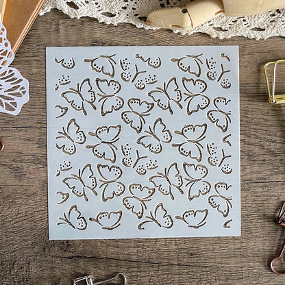 Butterfly Background DIY Painting Hollow Stencil