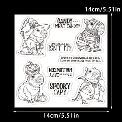 Halloween Capybara Dies & Stamps Set