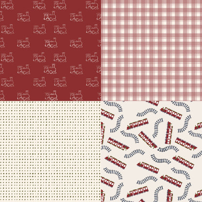 24PCS 6" Doodle Rail Scrapbook Paper & Cardstock