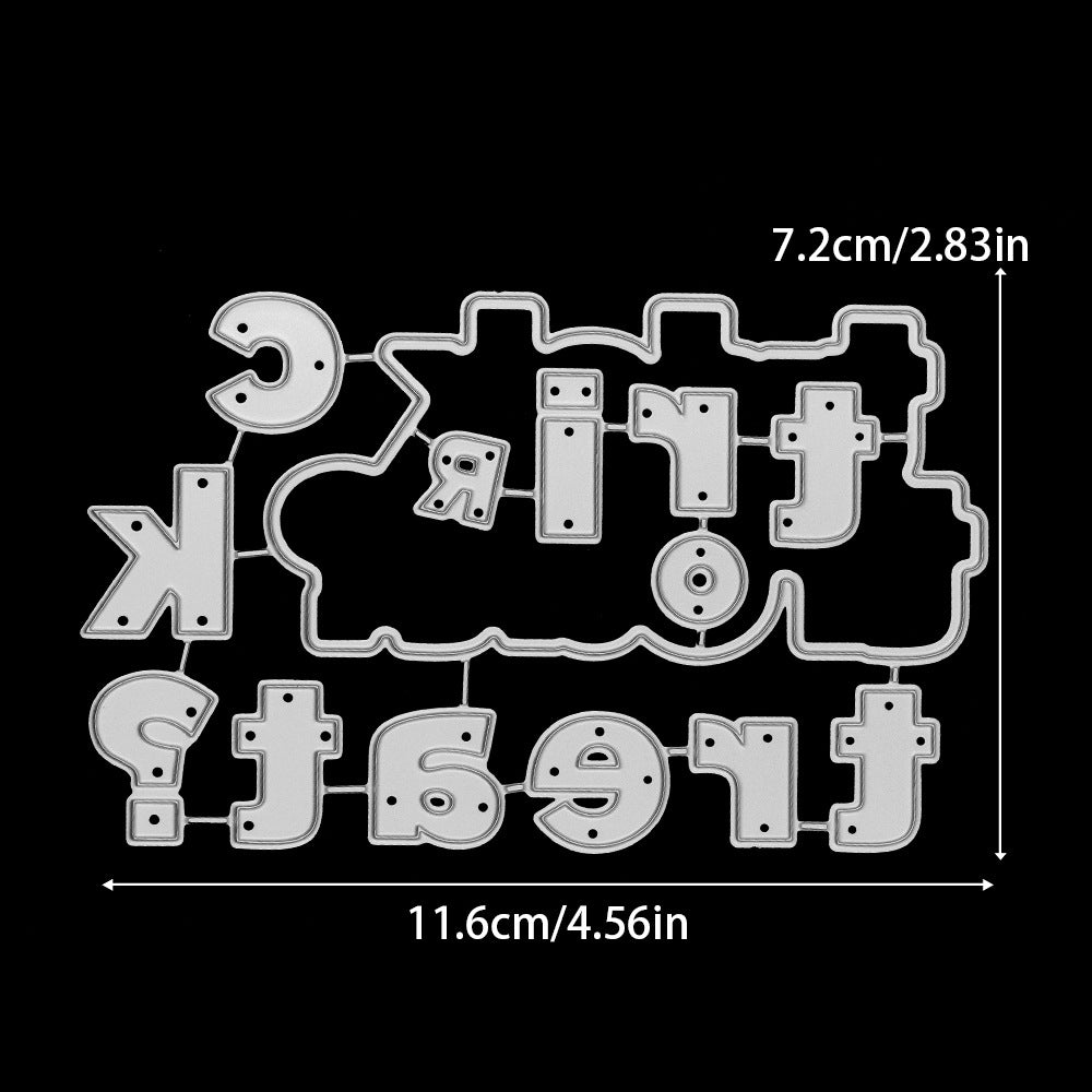 "Trick Or Treat" Words Metal Cutting Dies