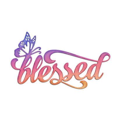 "Blessed" Words Metal Cutting Dies