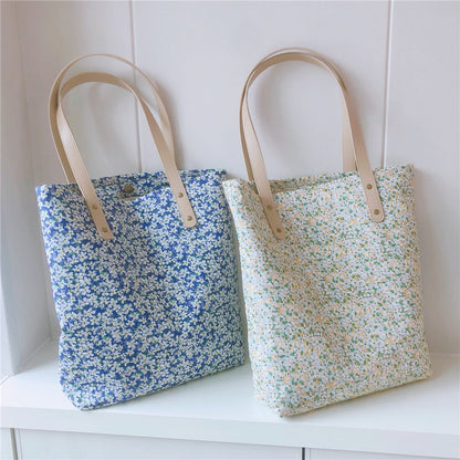 Floral Versatile Shoulder Tote Bag