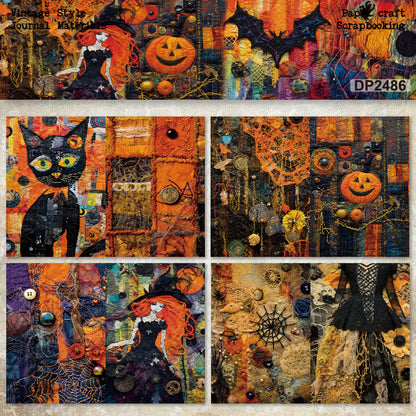 A5 Halloween Theme Journal Scrapbook Paper