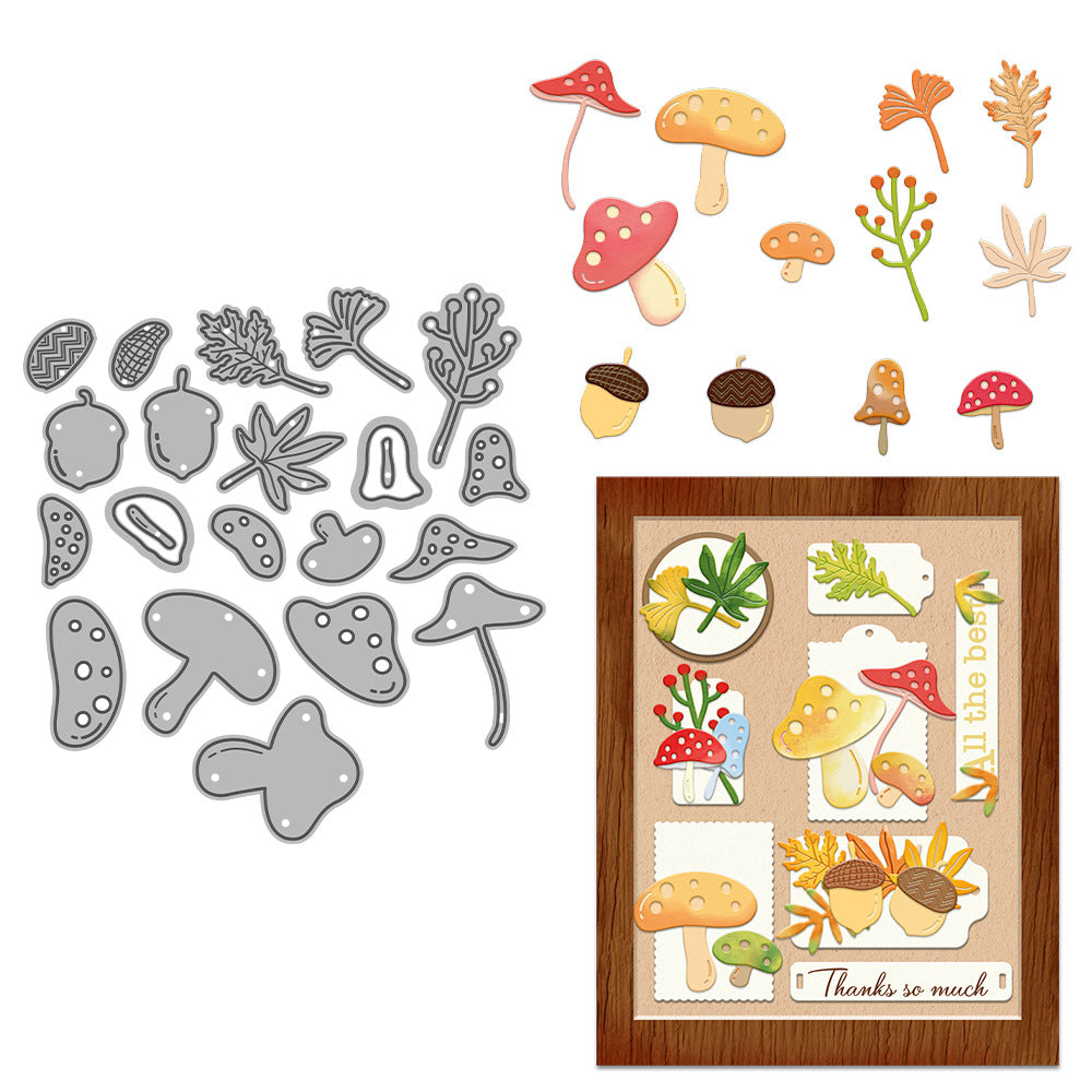 Decorative Mushrooms Metal Cutting Dies