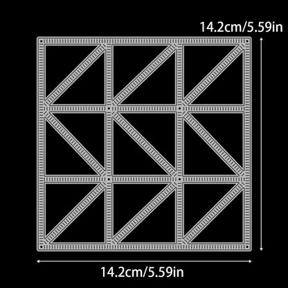 Decorative Grid Background Board Metal Cutting Dies