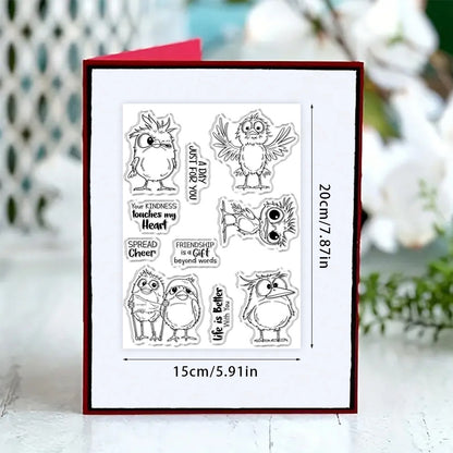 Cute Birds Dies & Stamps Set