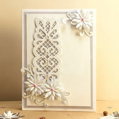 Lace Flowers Border Metal Cutting Dies
