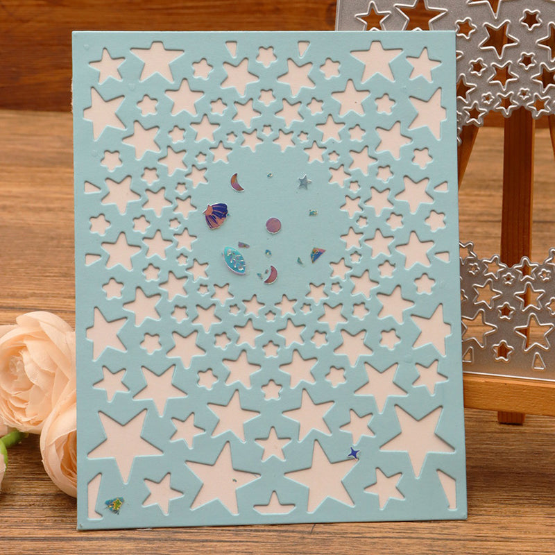 Irregular Star Hollow Background Board Cutting Dies