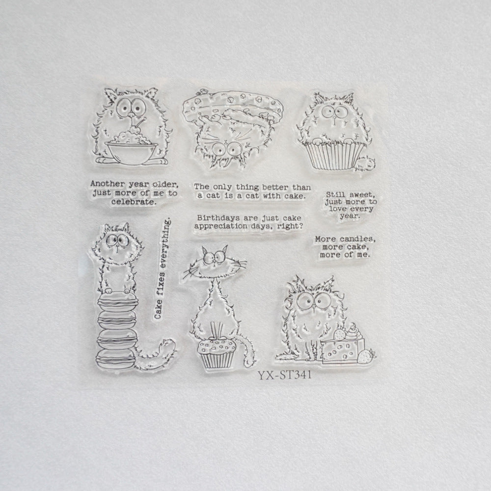 Macaron Cats Dies & Stamps Set