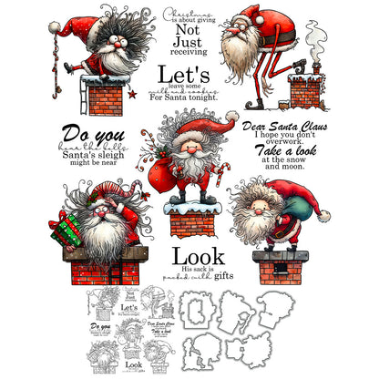 Santa Claus Dies & Stamps Set