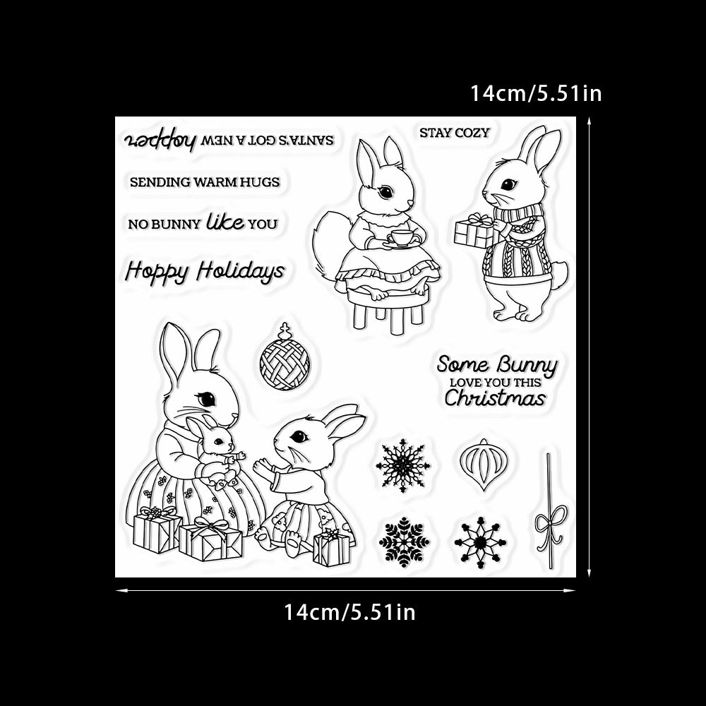 The Rabbits' Family Dies & Stamps Set