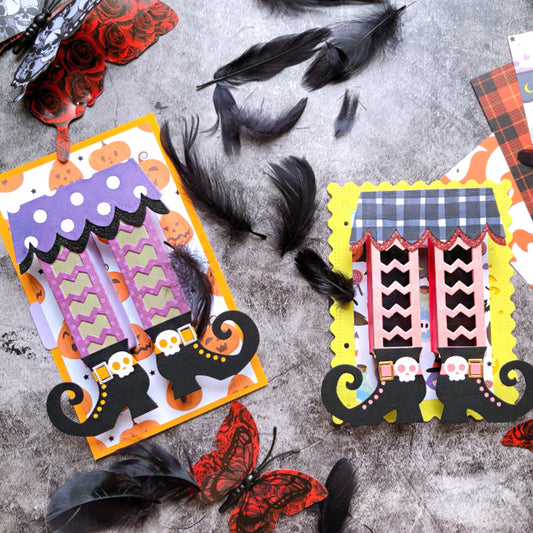 Halloween Witch Leg Box Metal Cutting Dies