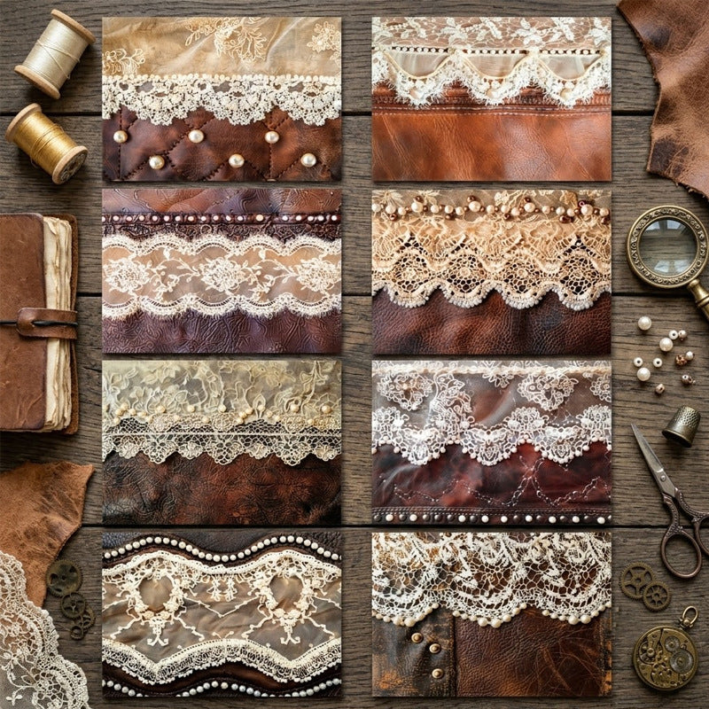 A5 Vintage Lace Journal Scrapbook Paper