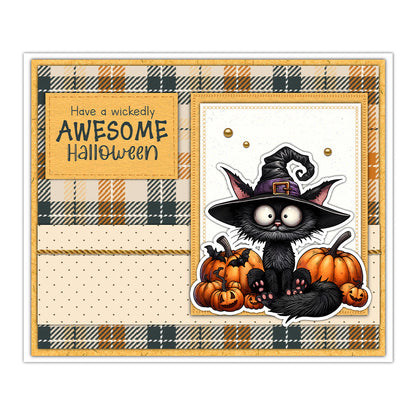 Halloween Animals Kittens Dies & Stamps Set