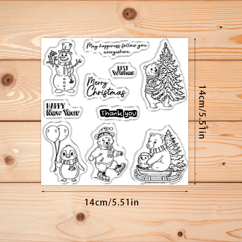 Christmas Animals Clear Stamps