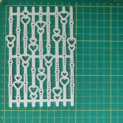 Love Background Frame Cutting Dies