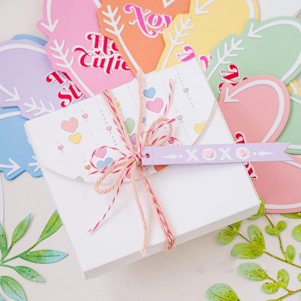 Love Background Frame Cutting Dies