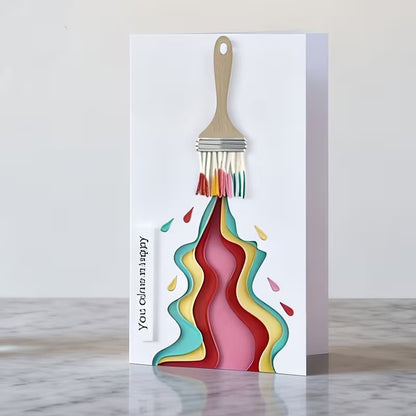 Creative Brushstrokes of Flowing Color Cutting Dies