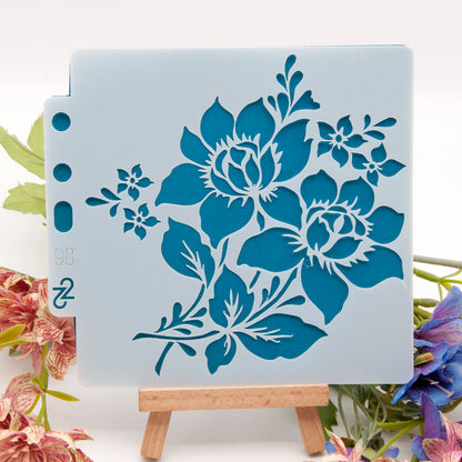 Flower Pattern Hollow Stencil