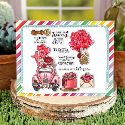 Valentine's Day Theme Clear Stamps