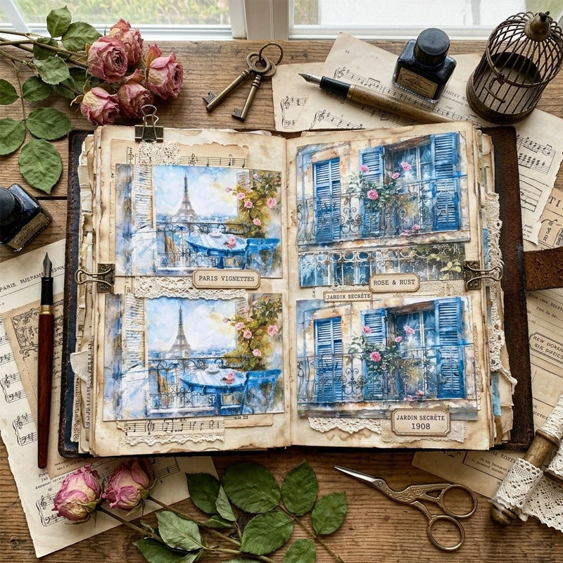 A5 Window Garden Journal Scrapbook Paper