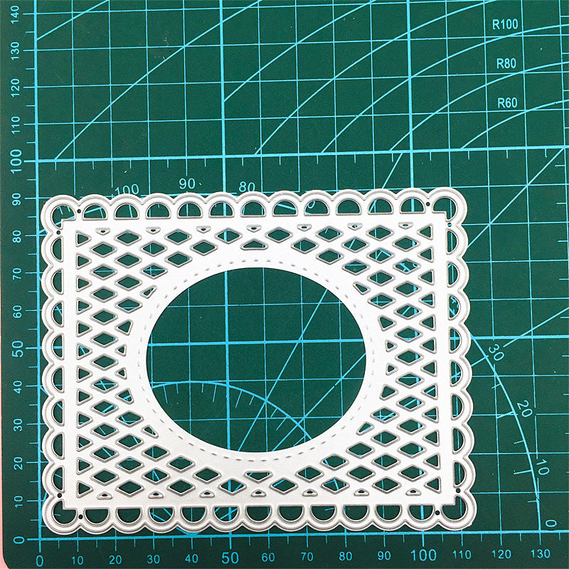 Rectangular Hollowed-out Grid Frame Metal Cutting Dies