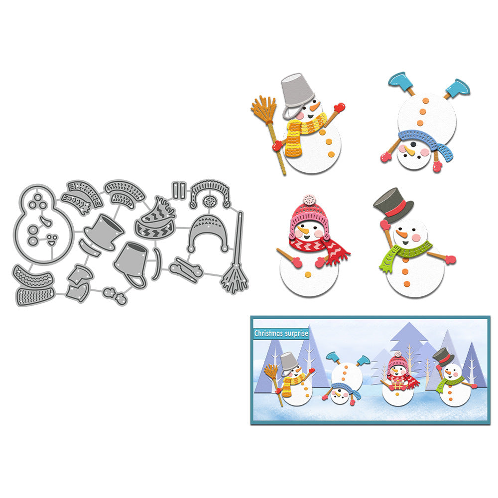Christmas Snowman Metal Cutting Dies