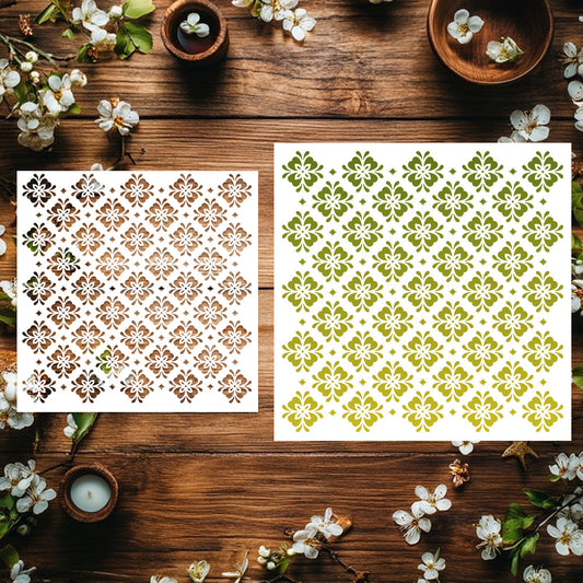 Floral Pattern DIY Painting Hollow Stencil