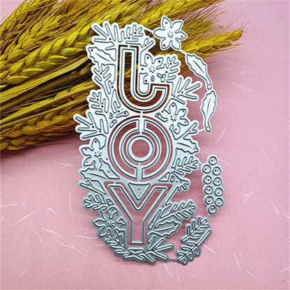 Joy Words Decor Metal Cutting Dies