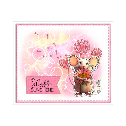 Mouse Mushroom Dies & Stamps Set