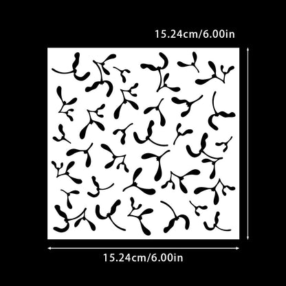 Young Leaf Pattern DIY Painting Hollow Stencil