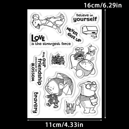 Cute Animals Clear Stamps